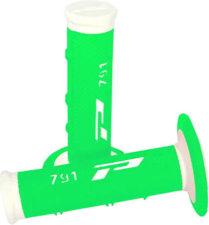 Мотокрос ръкохватки PROGRIP Triple Density 791 WHITE/GREEN