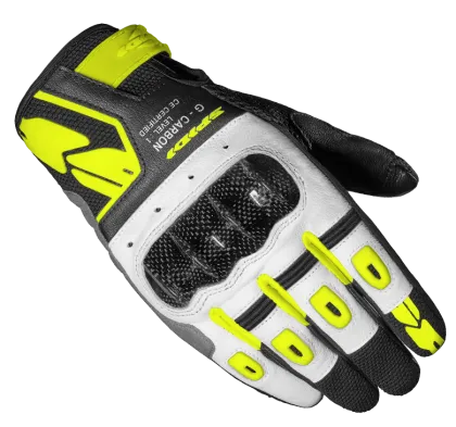 Γυναικεία γάντια μοτοσυκλέτας SPIDI G-CARBON Yellow fluo