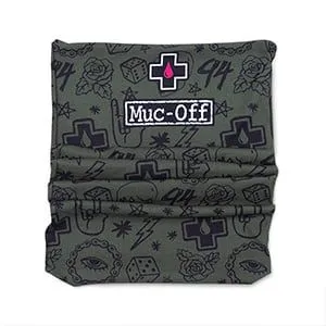 Muc-Off Ghetă ușoară pentru gât - Punk verde