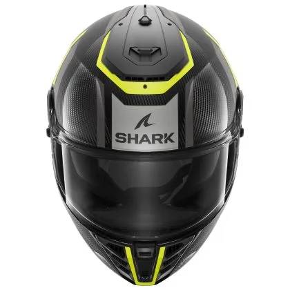 Κράνος SHARK SPARTAN RS CARBON SHAWN GLOSS ΜΑΥΡΟ/ΓΚΡΙ/ΚΙΤΡΙΝΟ FLUO