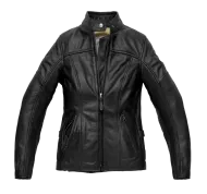Geaca de motociclete din piele de dama SPIDI ROCK LADY Neagra
