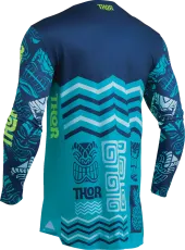 Motocross Jersey THOR PRIME ALOHA BLUE