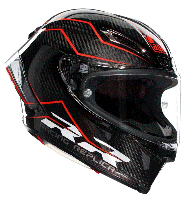 CASCA MOTO AGV PISTA GP RR PERFORMANTE CARBON/RED