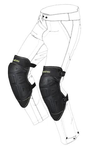 SPIDI K-NET ventilated knee pads