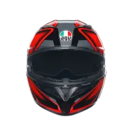 КАСКА  AGV K3 -COMPOUND BLACK/RED