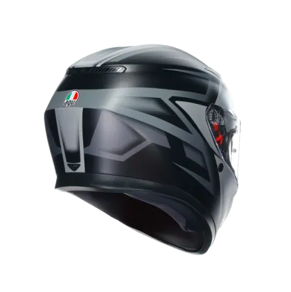КАСКА  AGV K3 COMPOUND MATT BLACK/GREY