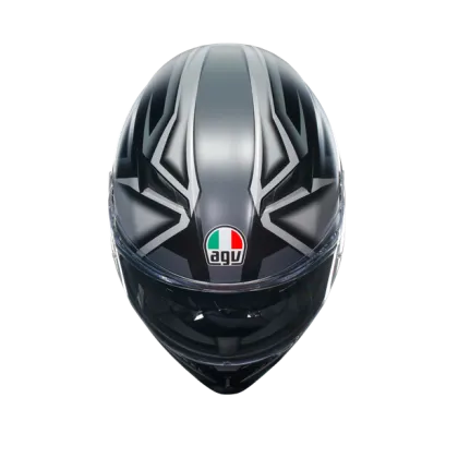 КАСКА  AGV K3 COMPOUND MATT BLACK/GREY