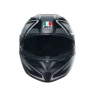CASTĂ AGV K3 COMPOUND NEGRU MAT/GRI