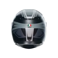 CASTĂ AGV K3 COMPOUND NEGRU MAT/GRI