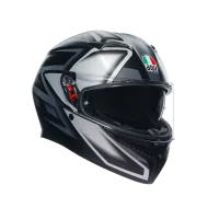 AGV K3 COMPOUND HELMET MATT BLACK/GREY