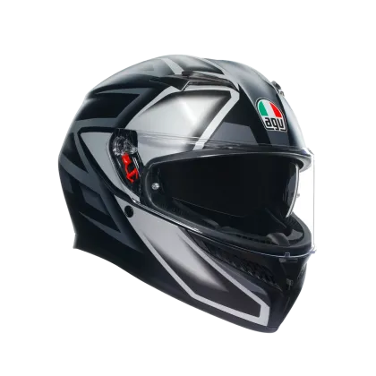КАСКА  AGV K3 COMPOUND MATT BLACK/GREY