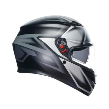 КАСКА  AGV K3 COMPOUND MATT BLACK/GREY