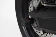 Rear crash pad set SW-MOTECH REAR AXLE SLIDER SET DAYTONA 675
