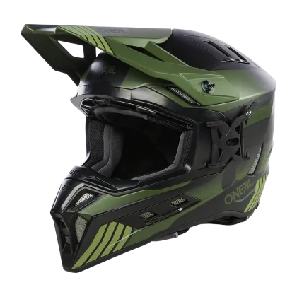 Enduro helmet O'NEAL EX-SRS HITCH BLACK/OLIVE V.24
