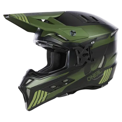 Enduro helmet O'NEAL EX-SRS HITCH BLACK/OLIVE V.24