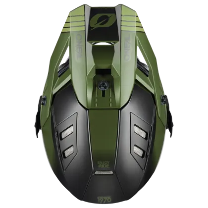 Enduro helmet O'NEAL EX-SRS HITCH BLACK/OLIVE V.24