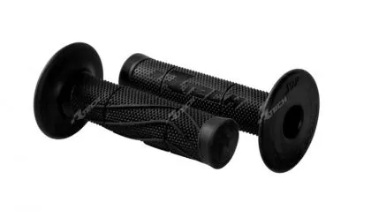Λαβές μοτοκρός RACETECH Half Waffle Black