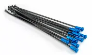 Ακτίνες KITE SPOKES 19 RR BK / BL NI 12 τεμάχια Μαύρο/Μπλε