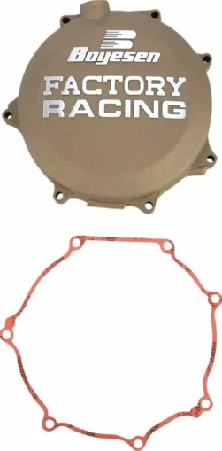 Clutch cover BOYESEN FACTORY COVER CLUTCH Kawasaki KFX/KXF 450 MAGNESIUM