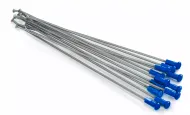 Ακτίνες KITE SPOKES 19 RR SI /BL NIP 12 τεμάχια Ασημί/Μπλε