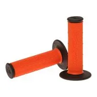 RFX Pro Series Two-Piece Motorcycle Grips - Orange/Black