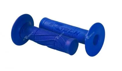 Μοτοκρός λαβές RACETECH Half Waffle Blue
