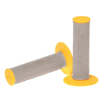 RFX Pro Series Grey/Yellow Two-Component Grips