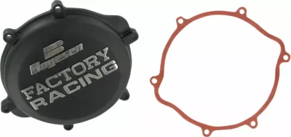 Clutch cover BOYESEN FACTORY CLUTCH CVR RM125 Black