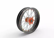 Rim KITE WHEEL ELITE SM 5.00X17 TT Black/Orange