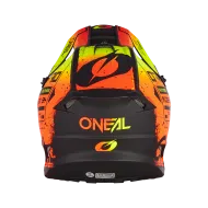 Casca motocross O'NEAL 5SERIES SCARZ NEGRU/ROSU/GALBEN V.24