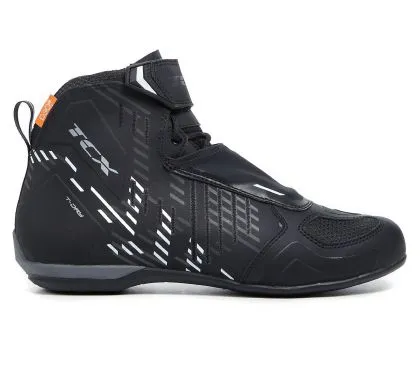 Ghete moto TCX RO4D WP NEGRU/ALB