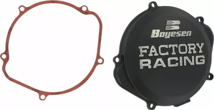 Clutch cover BOYESEN FACTORY COVERCLUTCH CRF250X Black