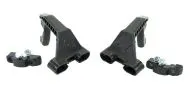 Protecții ghidon RACETECH HP3 Cross/Enduro Albastru/Alb