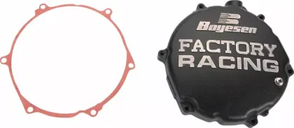 Clutch cover BOYESEN FACTORY COVER CLU KX250 05-07 Black