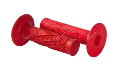 Λαβές μοτοκρός RACETECH Half Waffle Red