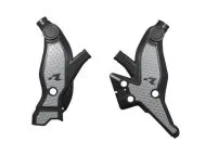 Frame protector RACETECH T7 Revolution Yamaha Black/Grey