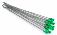 Spokes KITE SPOKES 21FR SI /GR NIP 12PC Silver/Green