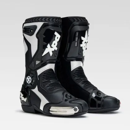 Ghete sport pentru motocicletă XPD XP6-S NEGRU/ALB