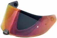 Red iridium visor for PREMIER HYPER/DEVIL RED CHROMED helmet