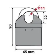 Заключващa мото верига – C-LOCK 150R 90632