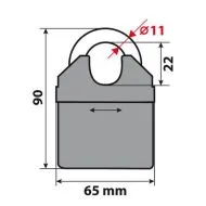 Locking motorcycle chain – C-LOCK 150R 90632