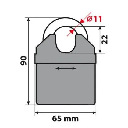 Κλείδωμα αλυσίδας μοτοσικλέτας – C-LOCK 150R 90632