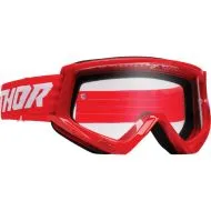 Motocross goggles THOR COMBAT RACER RED/WHITE
