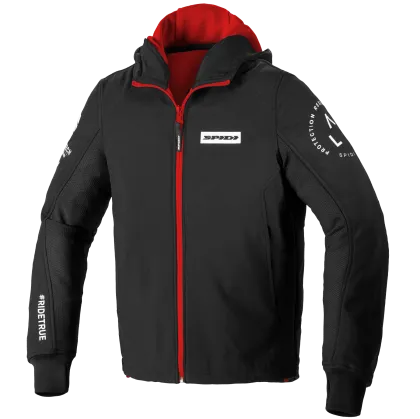 Moto Jacket SPIDI HOODIE ARMOR EVO RED