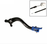 Manetă frână spate RFX Pro FT (negru/albastru) - Husqvarna TC85
