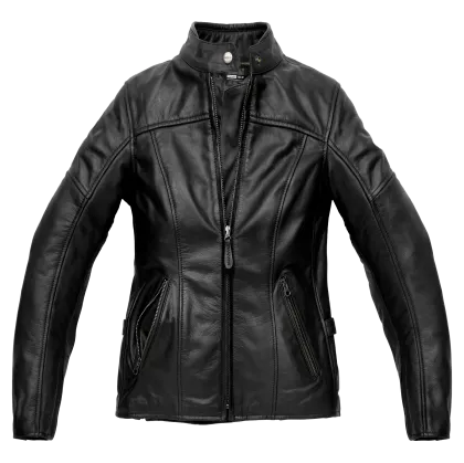 Geaca de motociclete din piele de dama SPIDI MACK LADY Neagra