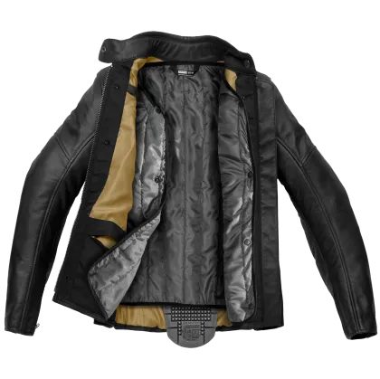 Geaca de motociclete din piele de dama SPIDI MACK LADY Neagra