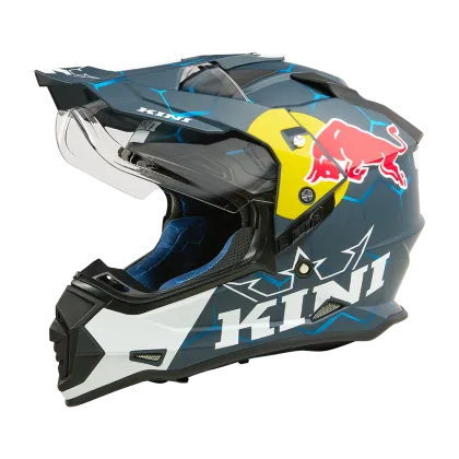 Cască Enduro O'NEAL KINI RED BULL ADV 1.0-ALBASTRU/ALB