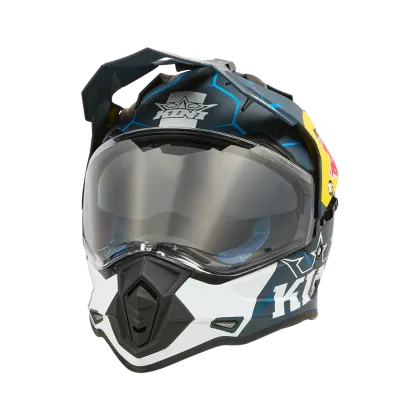 Cască Enduro O'NEAL KINI RED BULL ADV 1.0-ALBASTRU/ALB