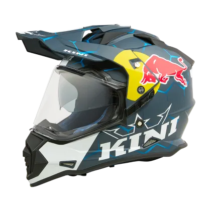 Cască Enduro O'NEAL KINI RED BULL ADV 1.0-ALBASTRU/ALB